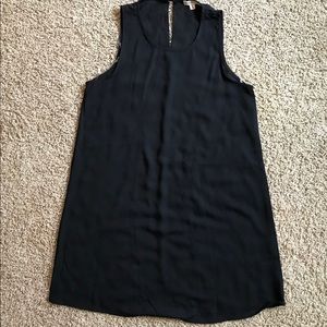 Light and airy black minidress/top